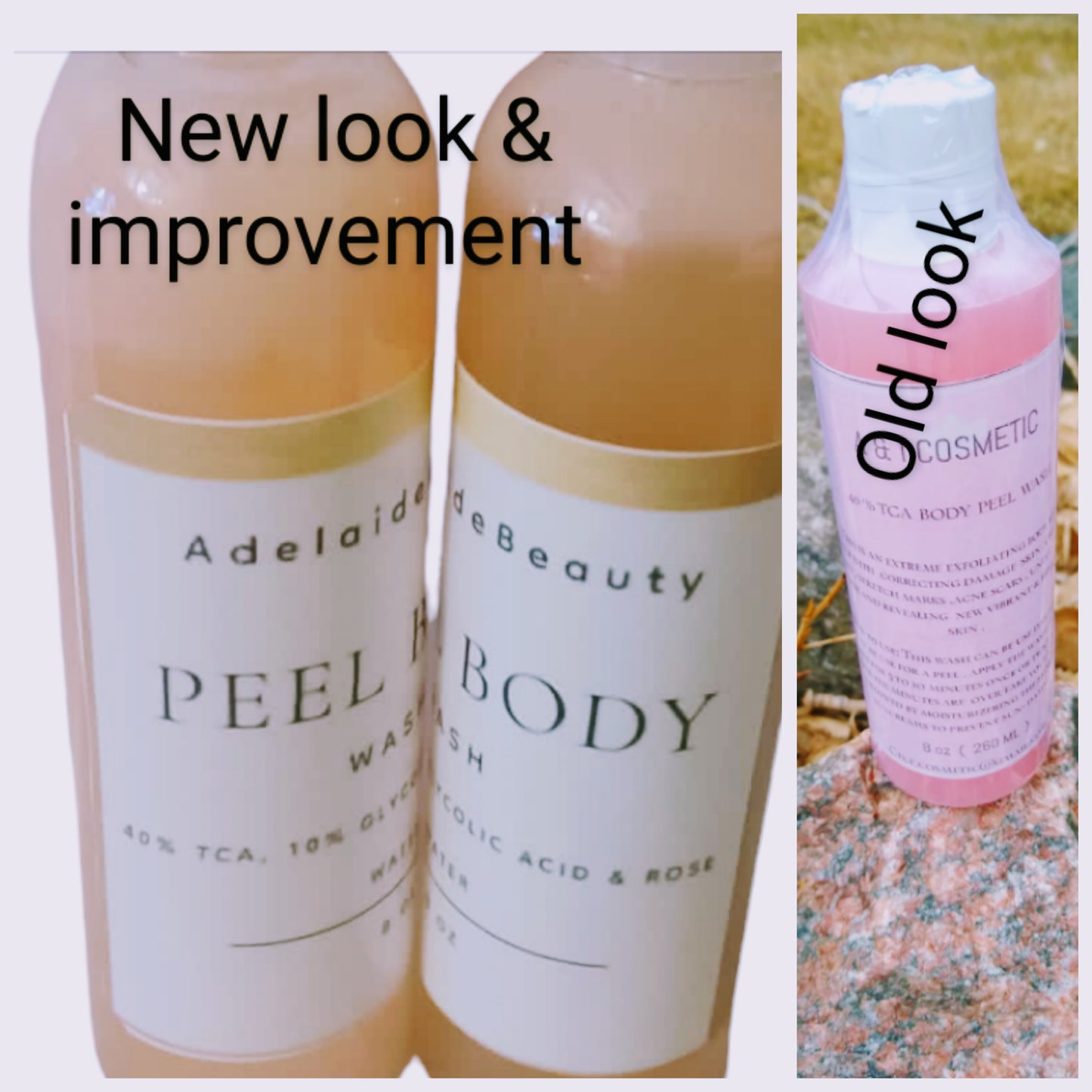 NOW 70% TCA PEEL BODY WASH /8oz