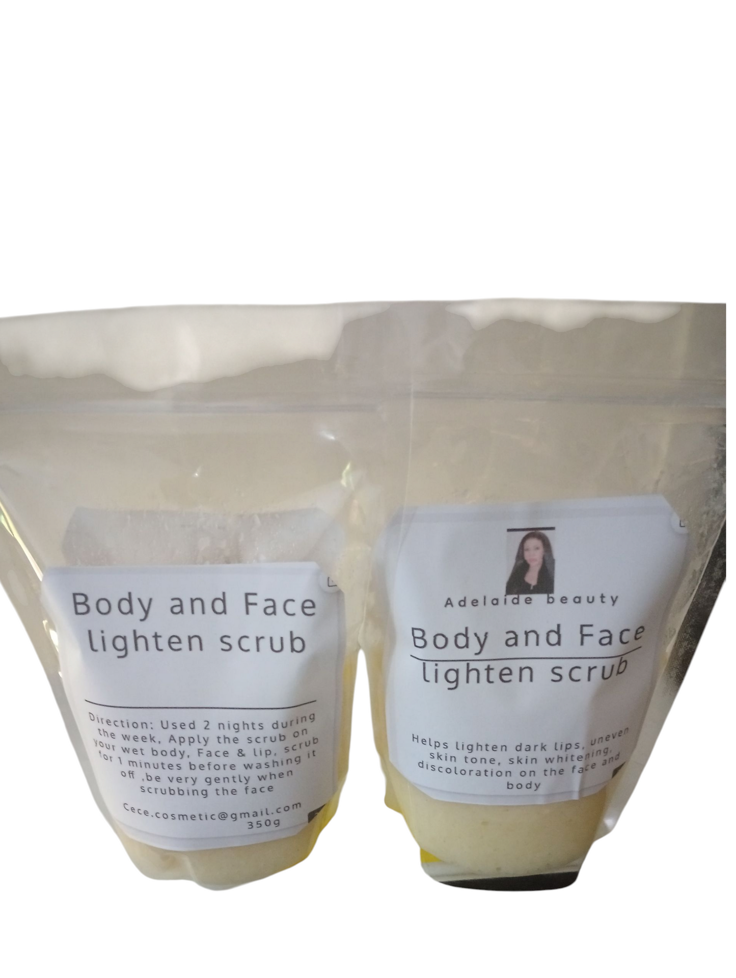 BODY, FACE,LIP, AND INTIMATE AREA LIGHTEN BODY SCRUB
