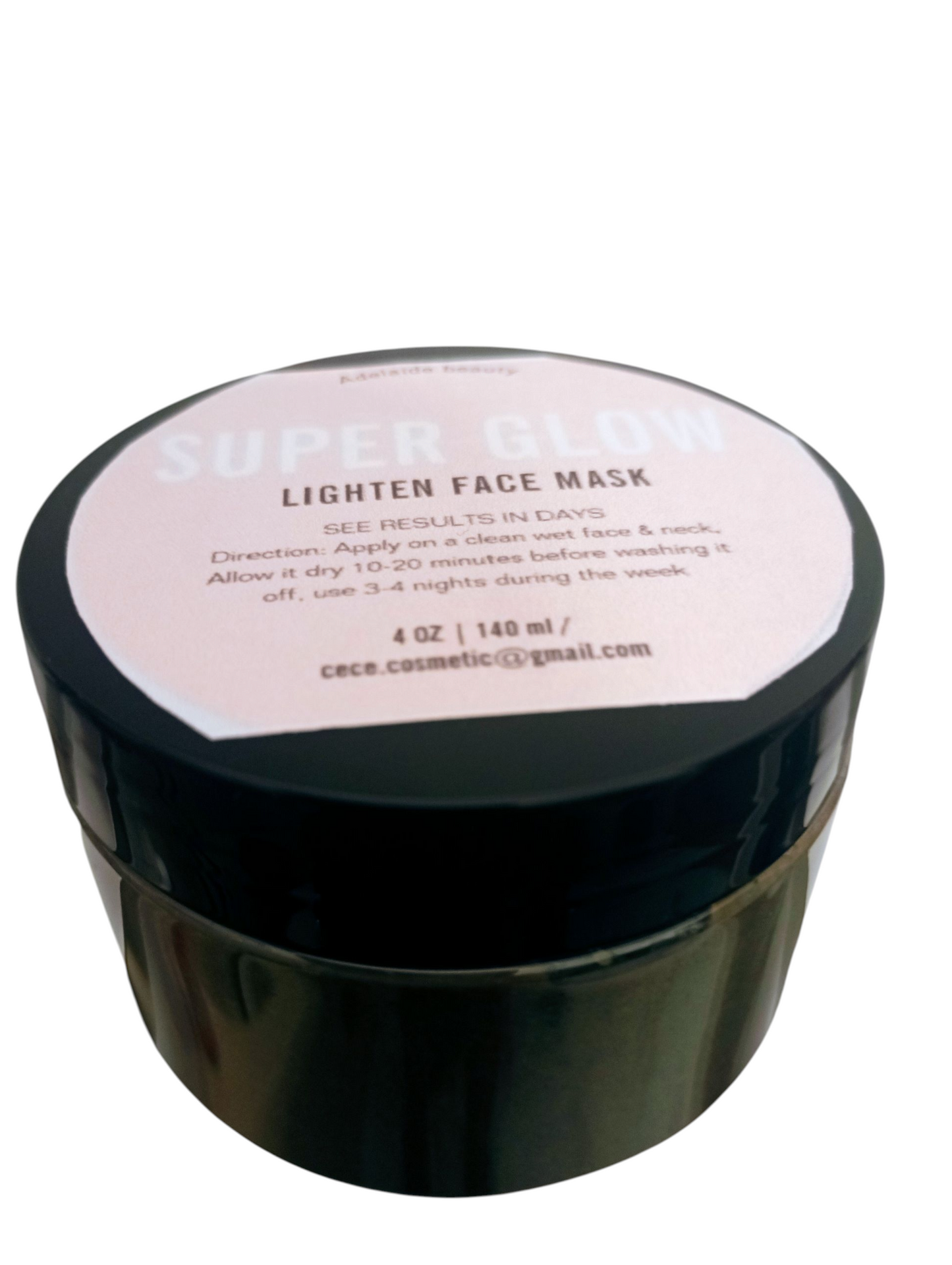 SUPER GLOW LIGHTEN FACE MASK / SEE RESULTS IN DAYS