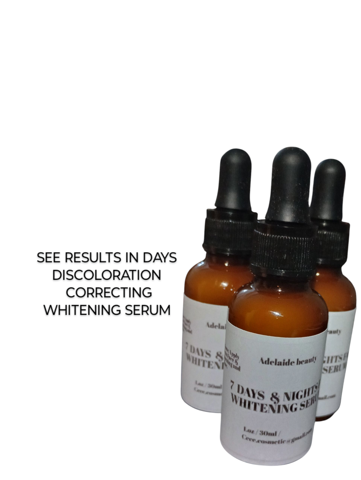 7 DAYS AND NIGHTS FACE WHITENING SERUM/ FAST ACTION