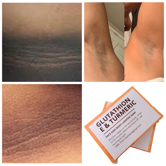 GLUTATHIONE & TURMERIC FACE AND BODY LIGHTEN SOAP/  PICS 3