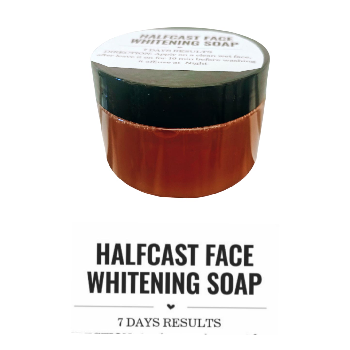 HALFCAST FACE WHITENING SOAP/ RESULTS IN DAYS