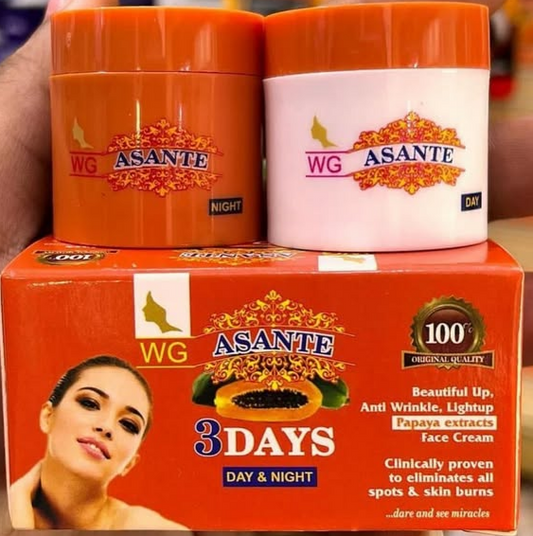 ASANTE 3 DAYS AND NIGHT LIGHTEN FACE CREAM