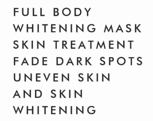 SUPER GLOW LIGHTEN FACE MASK / SEE RESULTS IN DAYS