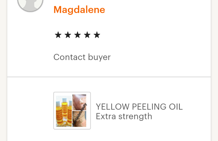 Yellow peeling oil extra strength / New Improvement