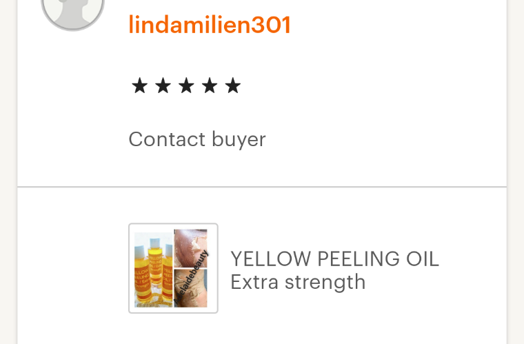 Yellow peeling oil extra strength / New Improvement