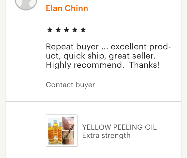 Yellow peeling oil extra strength / New Improvement